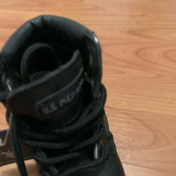 U.S. Polo Assn. Boys Baby Toddler Boots Black Size 4 - Picture 2 of 8